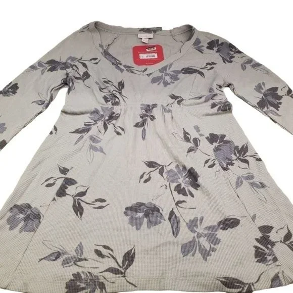 Isabel Maternity Womens Waffle Knit Top Maternity Shirt Maternity Clothes - Picture 3 of 8